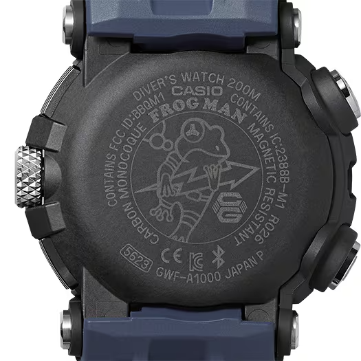 Pre-owned G-shock Casio  Frogman Gwf-a1000-1a2jf Master Of Solar Men's Watch In Box