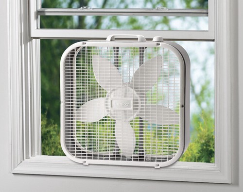 扇風機・サーキュレーター Lasko Air Circulating Box Fan Lasko® Air Circulating Box Fan - White, 1 ct - Fry's Food Stores