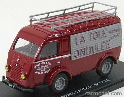 Eligor 101015 scala 1/43 renault 1000kg van la tole ondulee bordeaux grey