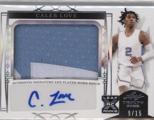 2022-23 Leaf Trinity - Caleb Love #PA-CL1