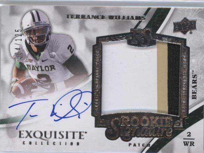 2013 Exquisite Collection Terrance Williams #137