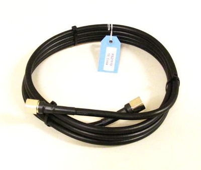 LMR 400 Equivalent Coax Cable - 10 Feet, Pre-Cut, N-Male Connectors (TS340010). Buy it now for 19.95