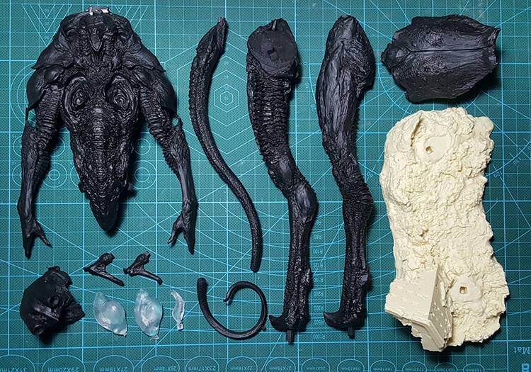 Takagi Ultraman Powered Zetton Unpainted Resin Figure GK