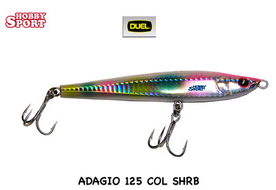 ADAGIO 125 S DUEL COLORE SHRB 28 GR SINKING LIPLESS SPINNING MARE SPIGOLA SERRA
