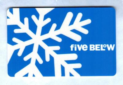 FIVE BELOW Sparkling Snowflake ( 2019 ) Gift Card ( $0 )
