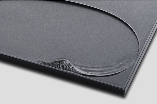  Tea Tray Hand Carved Dragon Engraved Black Stone Water Draining Tray For Teaset