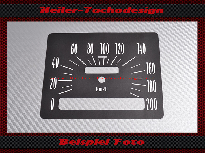 Tacho Aufkleber für Buick Riviera 1968 1969 120 Mph zu 200 Kmh