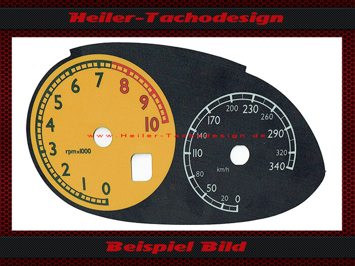 Tachoscheiben für Ferrari 599 GTB Fiorano Modell 2006