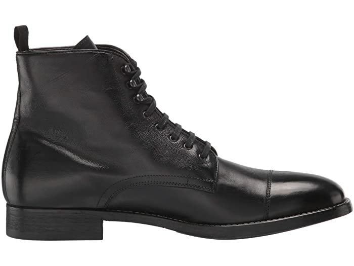 Pre-owned To Boot New York To Boot York Richmond Men's Black Leather Cap Toe Lace-up Boots Sz10.5m