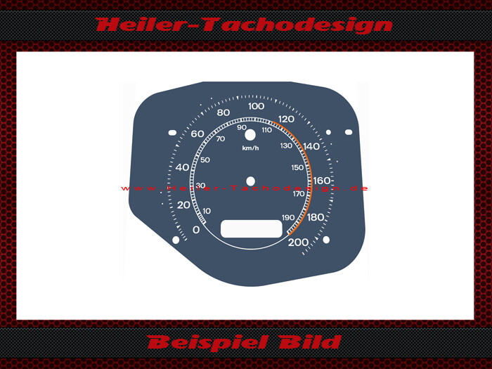 Tacho Aufkleber für Ford Mustang 351 1970 120 Mph zu 200 Kmh