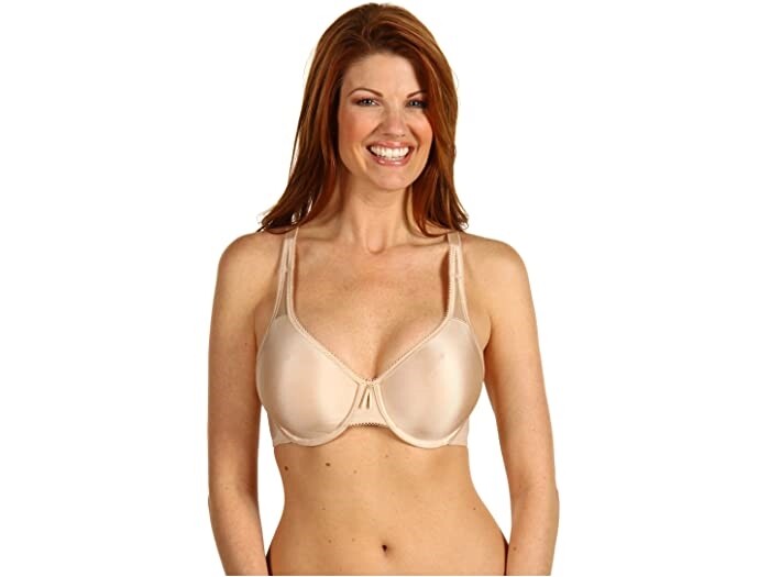 Wacoal 255512 Women's Basic Beauty Full Figure Seamless Underwire Bra Size 44D