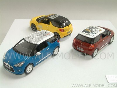 Citroen DS3 2010 Set 3 cars Gfft Box 1:43
