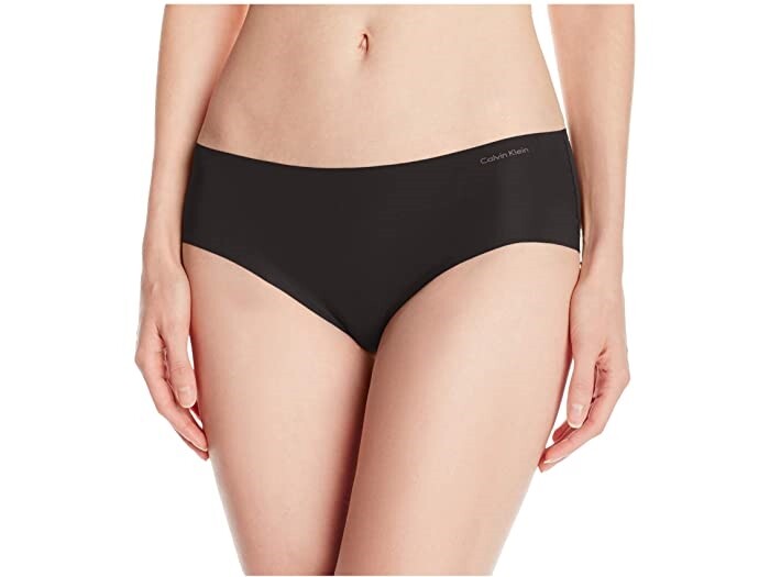 Calvin Klein 261623 Women's Invisibles Hipster Underwear Black Size Medium