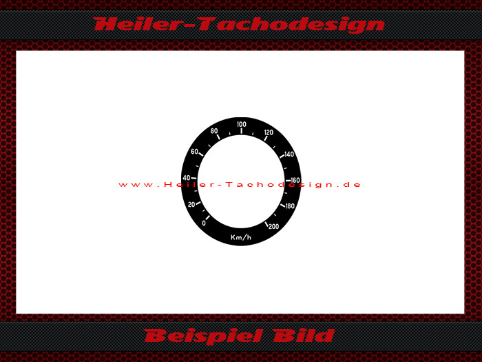 Aufkleber auf Tachoglas für Jaguar E Type Daimler V8 1966 Smiths 120 Mph zu 200