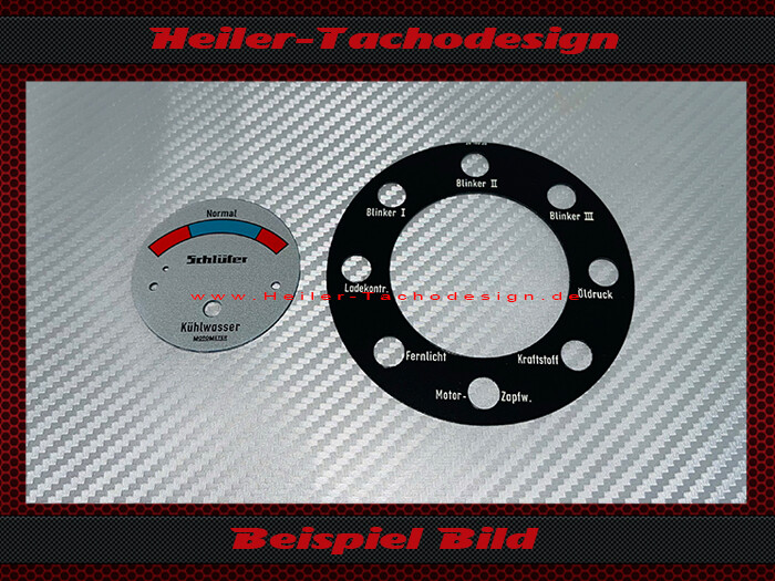 Tachoscheibe Kombiinstrument für Traktormeter Schlüter Super 450 550
