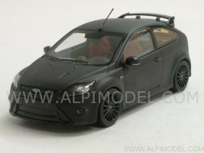 Ford Focus RS500 Matt Black 2010 With Red Seats 1:43