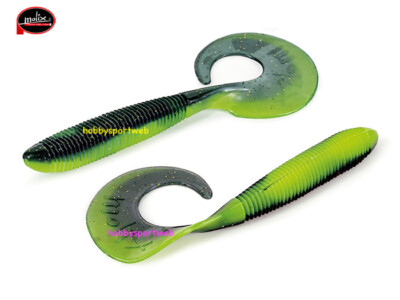 MOLIX  SET 3 PZ RA GRUB 4" COL 67 WATERMELON GOLD/CH UV COLOR SPINNING BK BASS