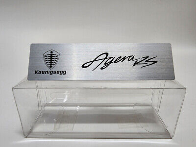 1/18 Koenigsegg REGERA, AGERA, JESKO Metal Plate for Autoart GT Spirit Frontiart