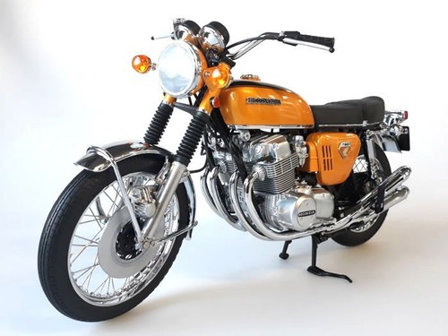 MINICHAMPS Honda CB 750 オレンジ 1/6 MINICHAMPS 1/6 HONDA CB750 Four KO 1969 Gold Metalic Diecast