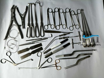 Basic Craniotomy Set of 40 Pcs Surgical Spine Orthopedic Instruments