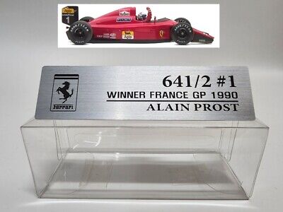 1/18 Ferrari 641/2 126C2 312B Metal Name Plate Plaque for Exoto BBR GP REPLICAS
