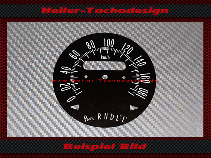 Tacho Aufkleber für Buick GS 455 1970 120 Mph zu 200 Kmh