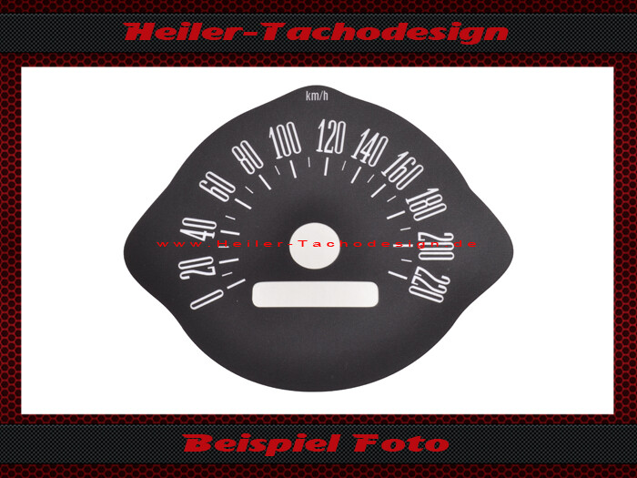 Tacho Aufkleber für Ford Mustang 1964 bis 1966 Mph zu Kmh ohne Zeiger abnahme