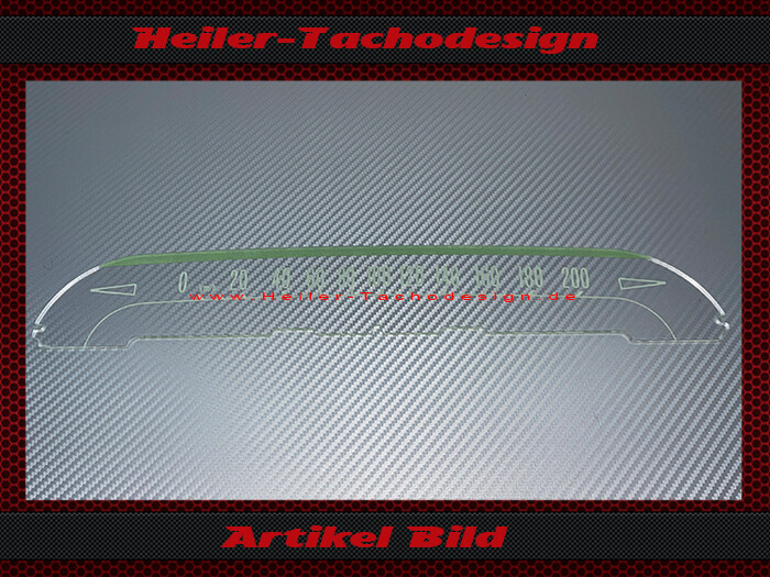 Tachoscheibe Tachoglas für Chevrolet Impala Bel Air Biscayne 1958 120 Mph zu 200