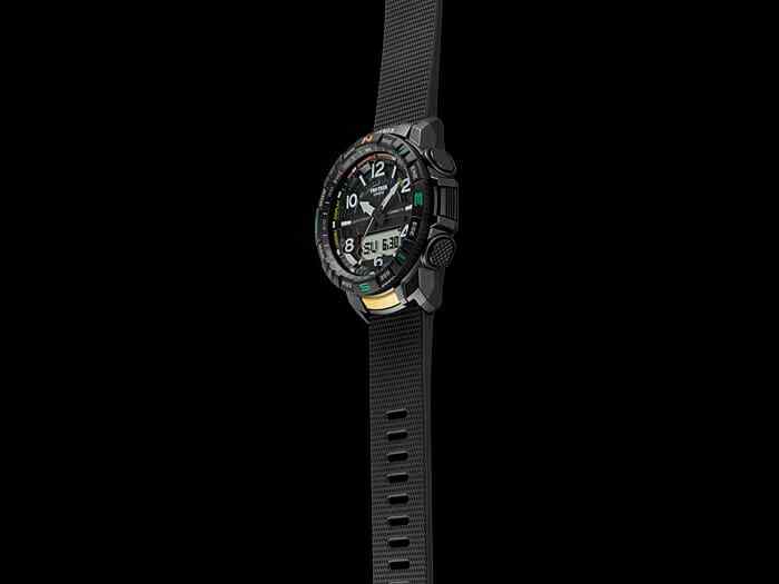 Pre-owned Casio Protrek Prt-b50-1jf Climber Line Bluetooth Smartphone Link Watch 50.8mm