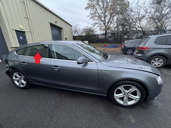 AUDI A5 SPORTBACK DRIVER SIDE REAR WINDOW DOOR GLASS 2008 TO 2016 8T8845206B