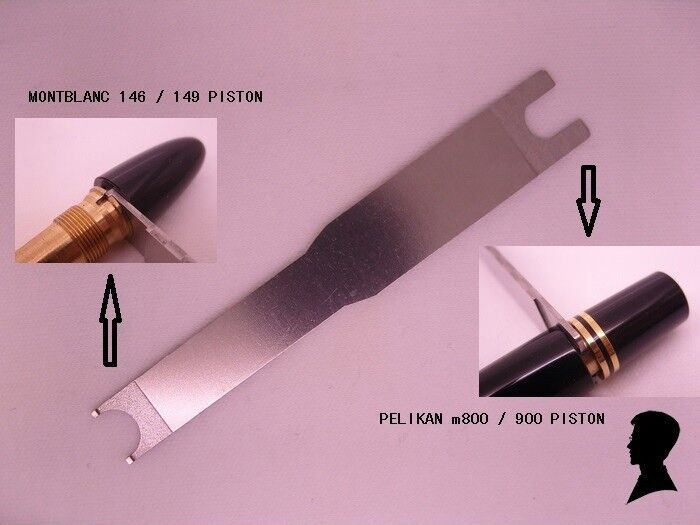 Montblanc 146/149,Pelikan M800 fountain pen piston wrench/disassemble tool