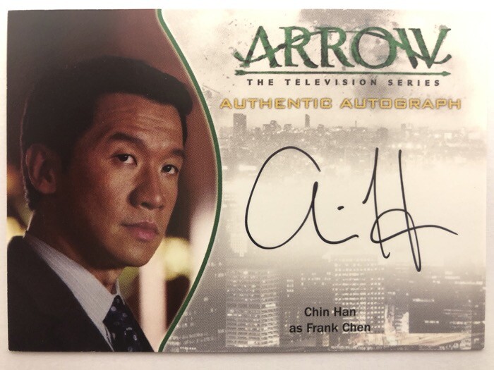 ARROW SEASON 1 Cryptozoic : Chin Han FRANK CHEN A17 Autograph
