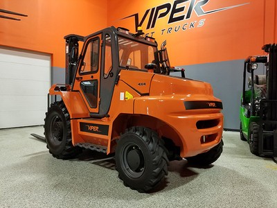 2018 VIPER RT80 8000LB AIR PNEUMATIC FORKLIFT HATZ DIESEL LIFT TRUCK HI LO
