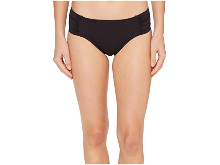 Tommy Bahama Women's 183815 High-Waist Bikini Bottom Swimwear Black Size M