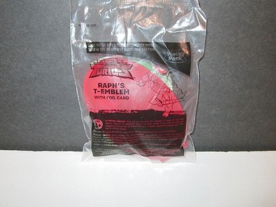 TMNT Mutant Ninja Turtles RALPH Wacky Pack T-EMBLEM Case FOIL CARD Kids Meal Toy