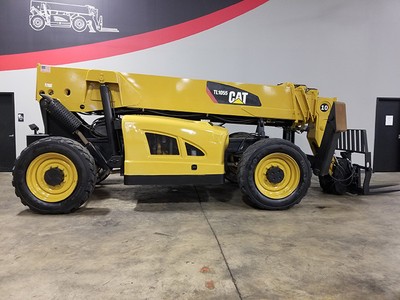 2011 CAT CATERPILLAR TL1055 10000LB ROUGH TERRAIN TELEHANDLER DIESEL CAB W/ HEAT