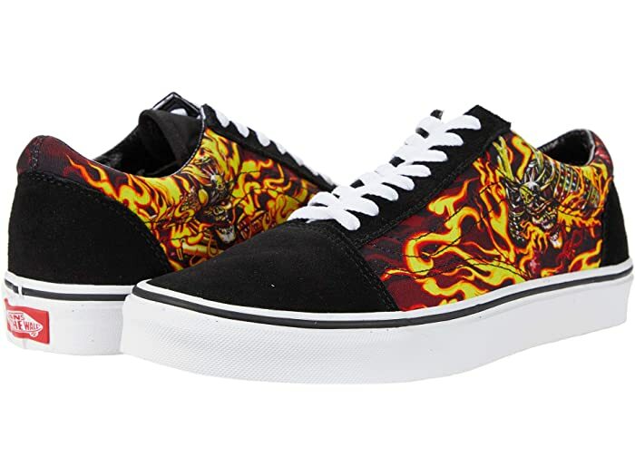 VANS OLD SKOOL ( SAMURAI RISING ) BLACK / TRUE WHITE