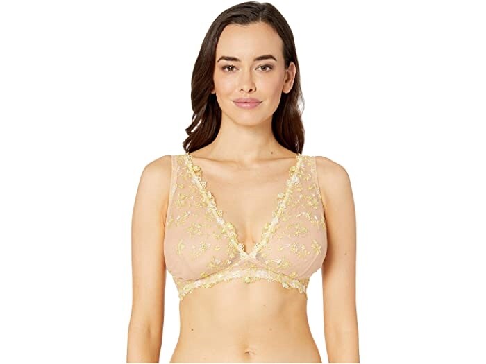 Cosabella 255881 Women Selita Curvy Tall Tri Bralette Bra Underwear Size Large
