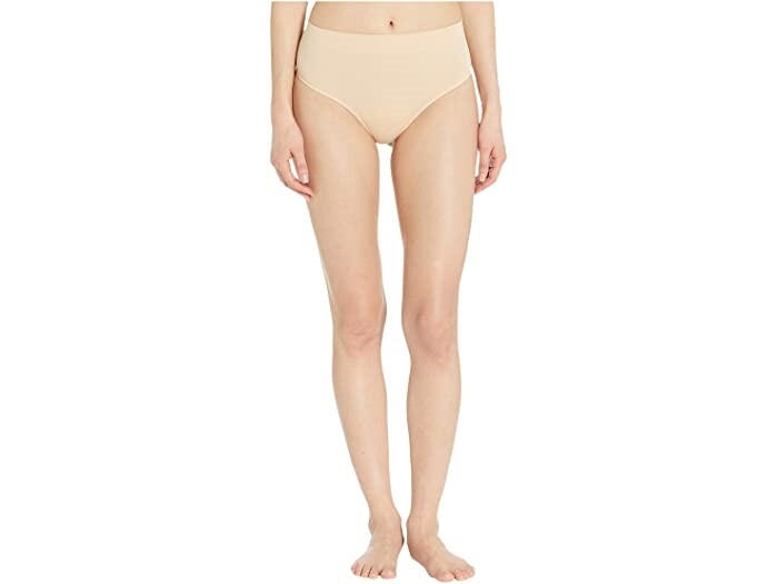 Magic BodyFashion Women's 237670 Latte Comfort Shaping Thong Underwear Size XL