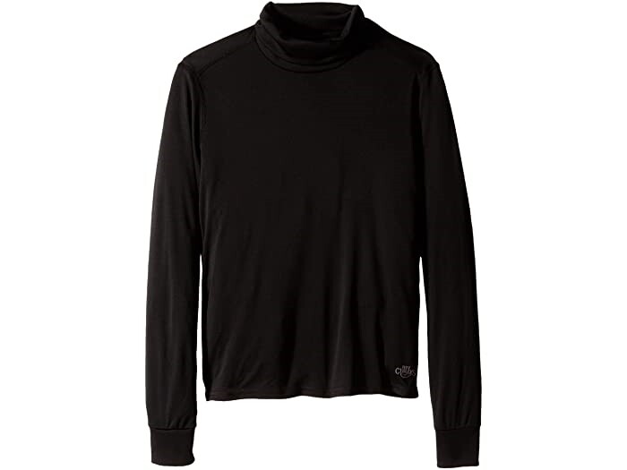 Hot Chillys Kids 246596 Peachskin Turtleneck Shirt Black Top Size S