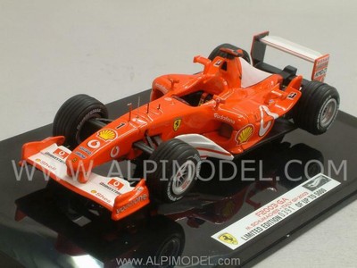 Ferrari F2003-GA GP Italy 2003 Michael Schumacher 1:43 HOT WHEELS X5514