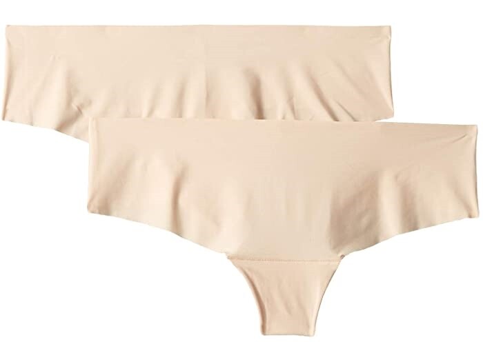 Magic Bodyfashion 261784 Women's 2 Pack Invisibles Thong Panty Underwear Size L