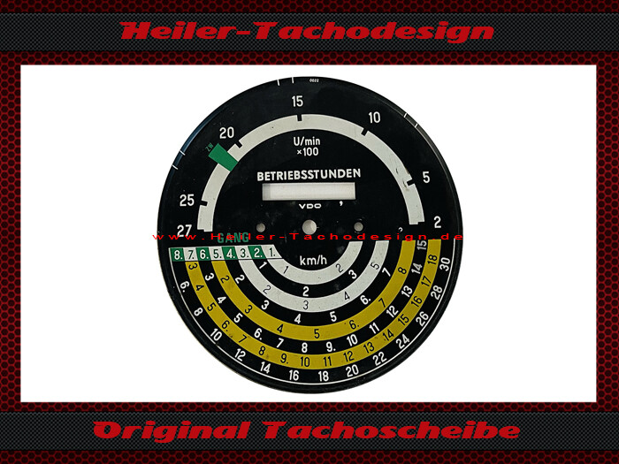 Tachoscheibe für Traktormeter VDO