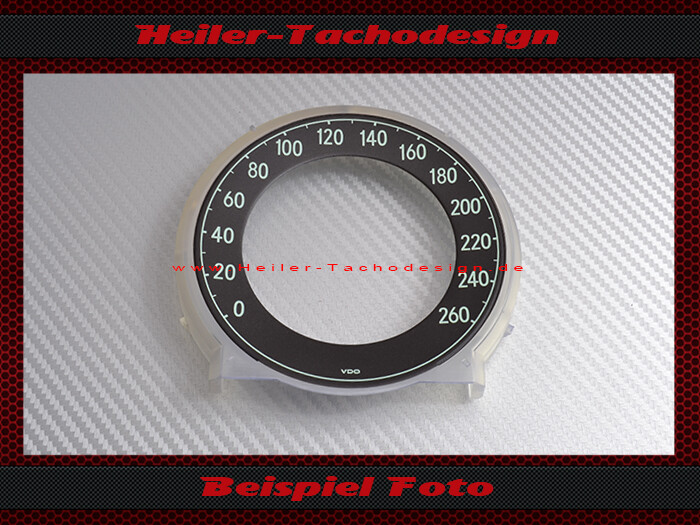 Tachoscheibe für Mercedes R230 SL400 SL500 SL600 V12 2002 bis 2008 260 Kmh