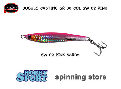 MOLIX JUGULO CASTING 30 GR COL SW 02 PINK SARDA  SPINNING MARE
