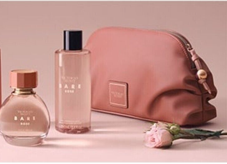 【未開封】Victoria's Secret BARE ROSE セット 3 PCS SET VICTORIA'S SECRET BARE ROSE BUNDLE - POUCH,MIST