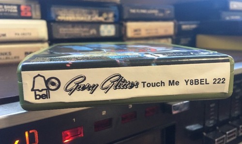 Gary Glitter 8-Track Tape Touch Me UK New Pad/Splice Play Ready Pic Sleeve A+
