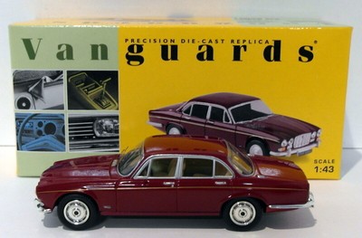 Vanguards 1/43 Scale Diecast VA08600 Jaguar XJ6 Series I Regency Red