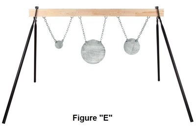 AR500 Steel Shooting Targets 3/8" Gongs and IDPA ISPC Laser Cut - Selection