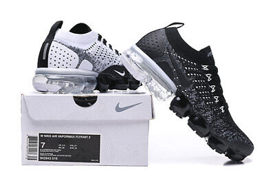 ''Nike Air VaporMax Flyknit 2'' Men's black New grays New running shoes